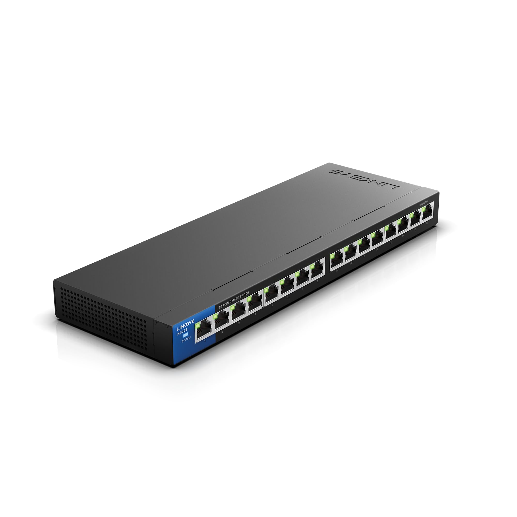 Amazon.com: Linksys LGS116P 16 Port Gigabit Unmanaged Network PoE